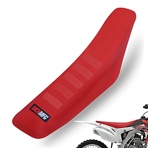 MCHMFG Universal Gripper Soft Seat Cover for All Bike Dirt Motorcycle MX Cross Enduro (Red) - Image 1