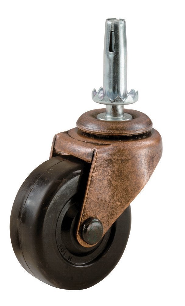 Shepherd Hardware 9347 1-5/8-Inch Medium Duty Stem Caster, 2-Pack - Image 3