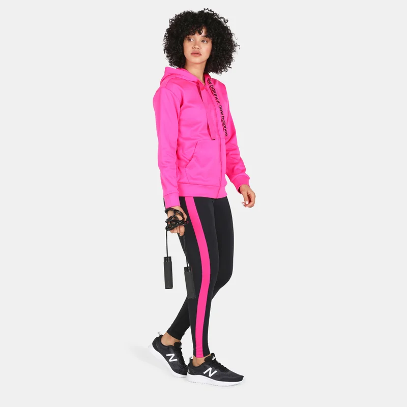 New Balance Women's Relentless Train Fleece Full Zip Hoodie