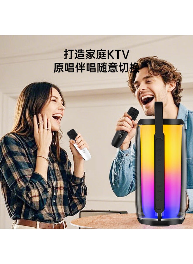 aigo Wireless Bluetooth Microphone Speaker All-in-one For Home Karaoke, Outdoor Square Dancing, And Family Ktv - Image 3
