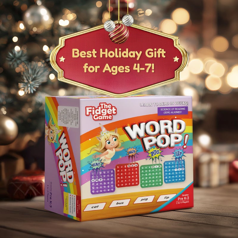 The Fidget Game Word Pop, CVC Words - Learn to Read in Weeks - Multisensory Reading & Phonics Interactive Game Ideal for Pre Kindergarten to 1st Grade (Packaging May Vary) - Image 2