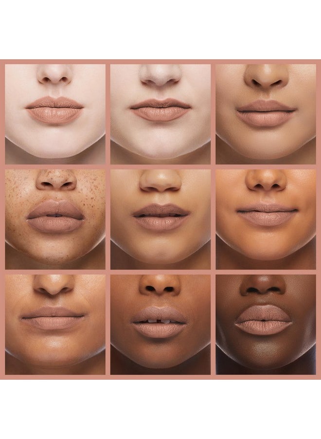 IONSGAKO - IONSGAKO Matte Nude Lipstick Velvet Lip Gloss Non-Fading Non-Sticky Cup Nude Lipstick Matte Lip Stain Long Lasting Waterproof Lipstick for Women Girls Daily Lip Makeup - White Peach - Image 1