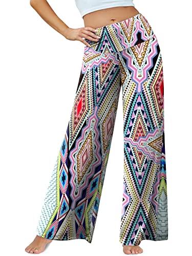 Arolina Women's Stretchy Wide Leg Palazzo Lounge Pants Casual Comfy High Waist Palazzo Pants - Image 2