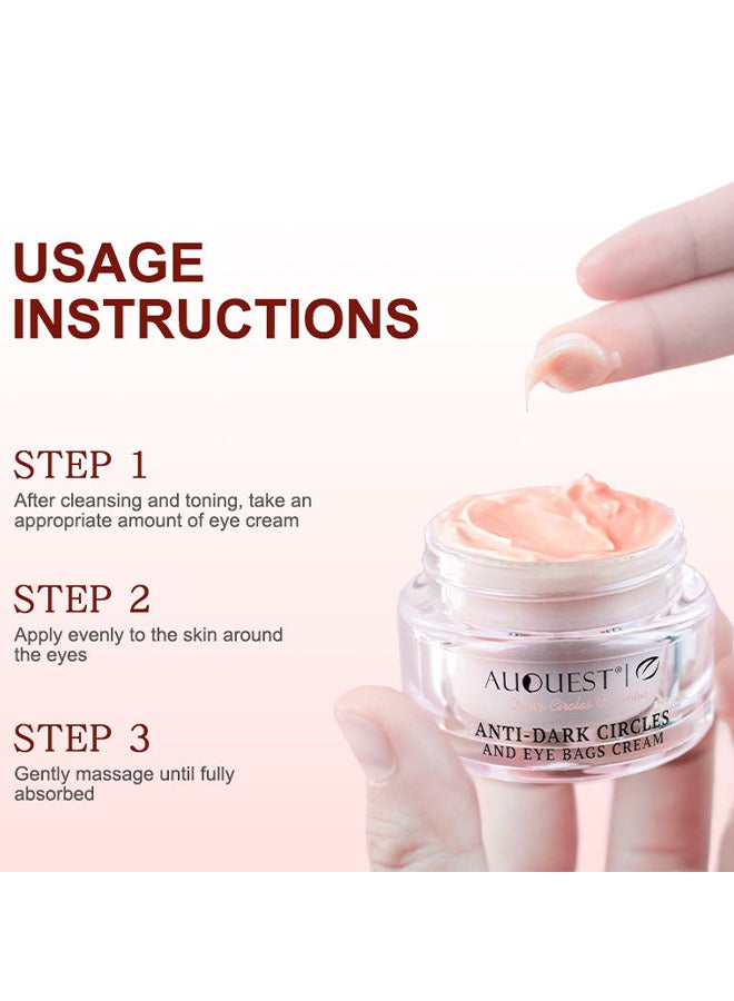 Anti Dark Circles And Eye Bags Cream 20G, Fade Dark Circles, Remove Fine Lines And Eye Bags, Anti-Wrinkle Anti-Aging Firming Brighten Skin Cream, Eye Care Cream