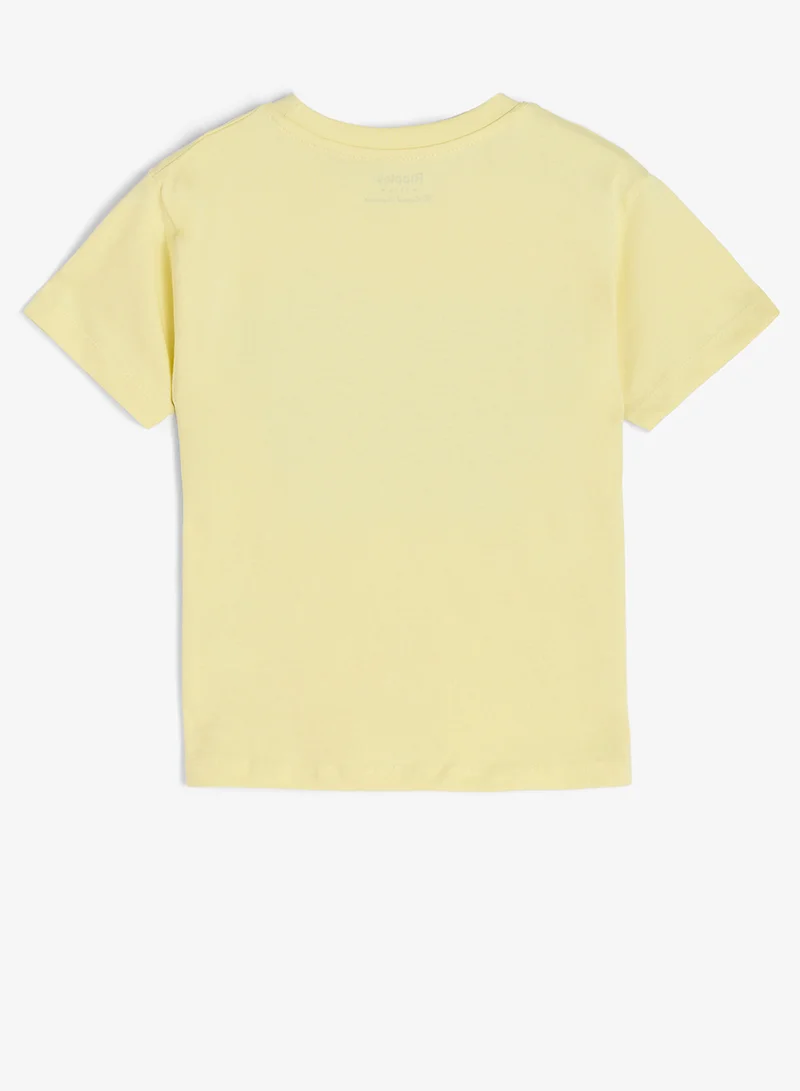 ريبلز مع نمشي Girls Drop Shoulder T-shirt