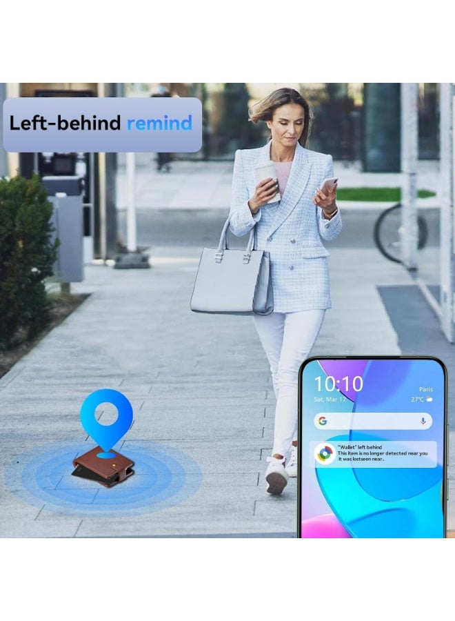 Ultra-Thin Smart Tracker Tag for Android, Rechargeable Bluetooth Object Locator, Works with Google Find My App, for Wallet Luggage - Image 4