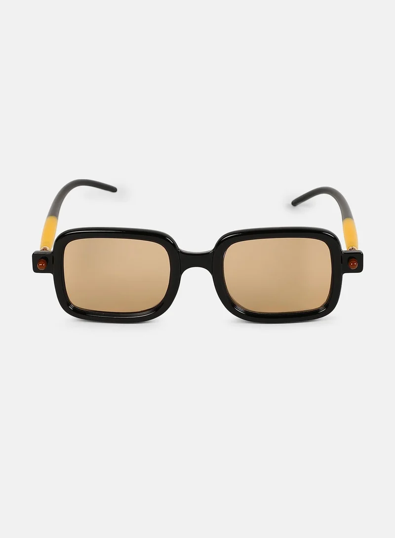 Haute Sauce Polarized Full Rim Rectangle Sunglasses For Women