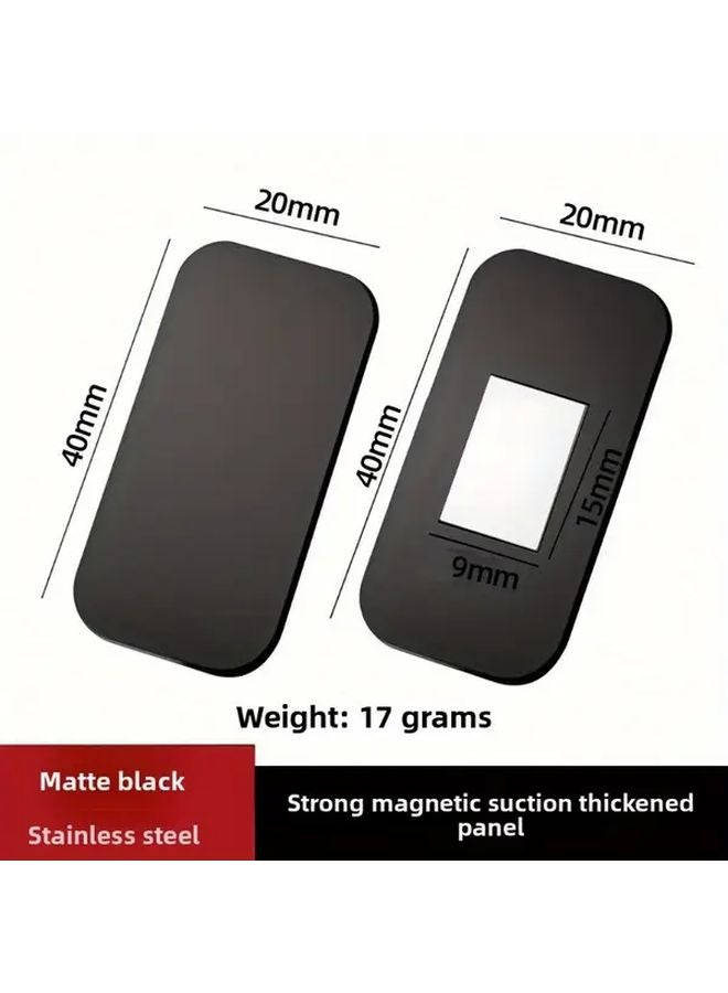 Black 6 Set No Drill Magnetic Cabinet Slider Heavy Duty Invisible Door Magnets - Image 1