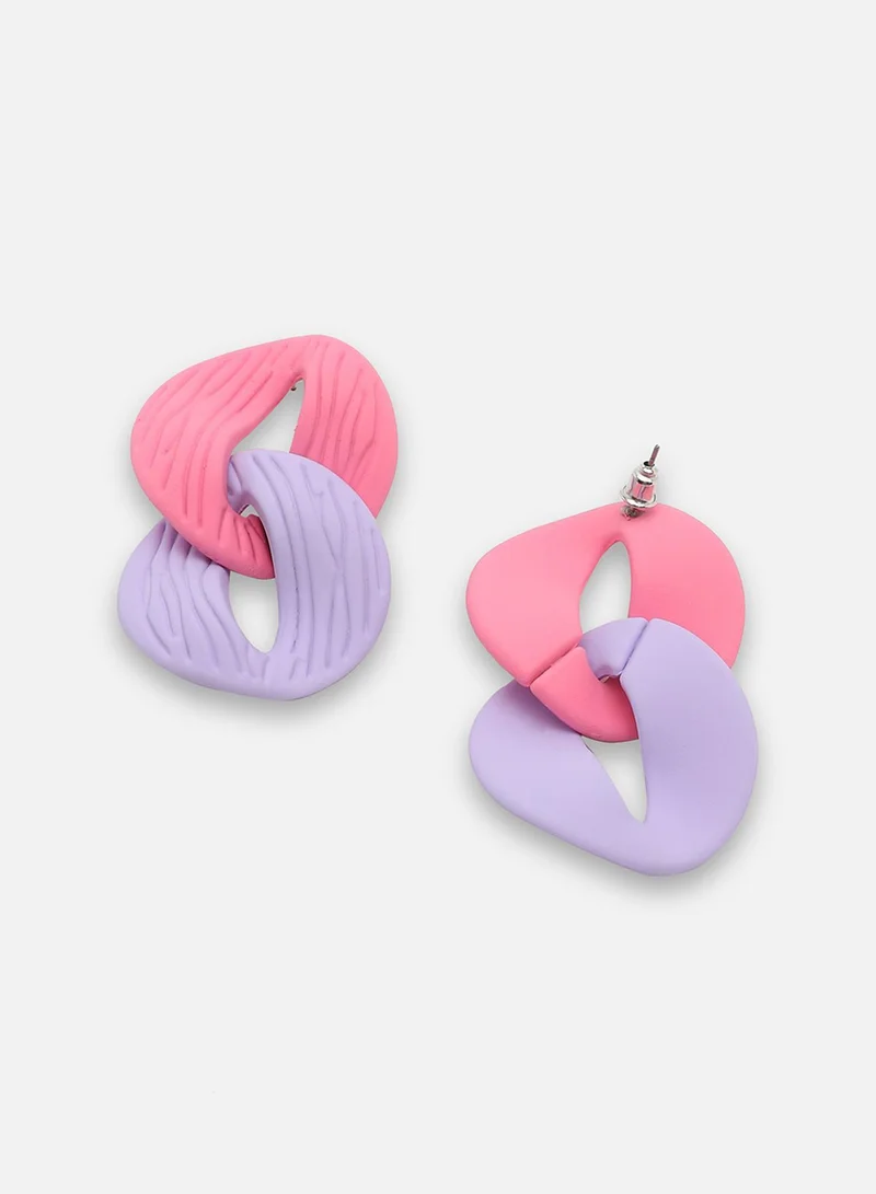 سوهي حلق مصمم للحفلات مطلي بالذهب