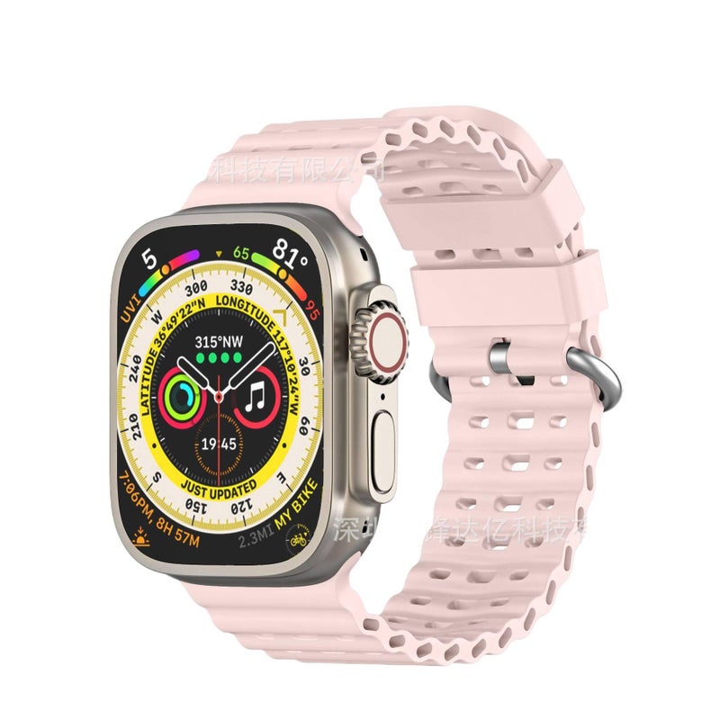 Silicone Portable Gray Smartwatch Band for daily smartwatch wear and replacement strap Home Use Travel Use Outdoor Use Use Routine Use Personal - Image 4