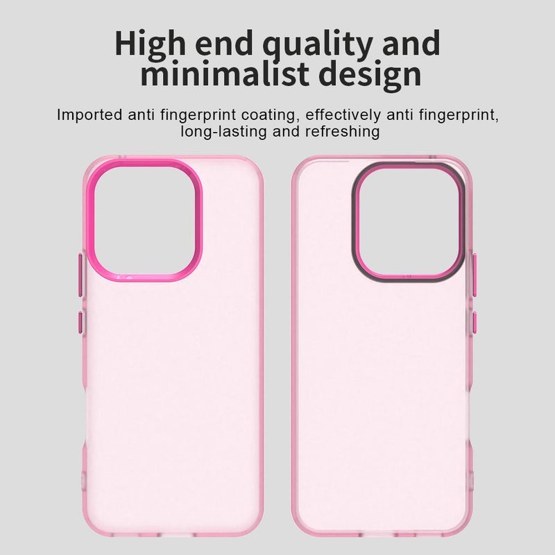 erorex For Honor 400 Lite Global Candy PC Hybrid TPU Shockproof Phone Case(Red) - Image 3