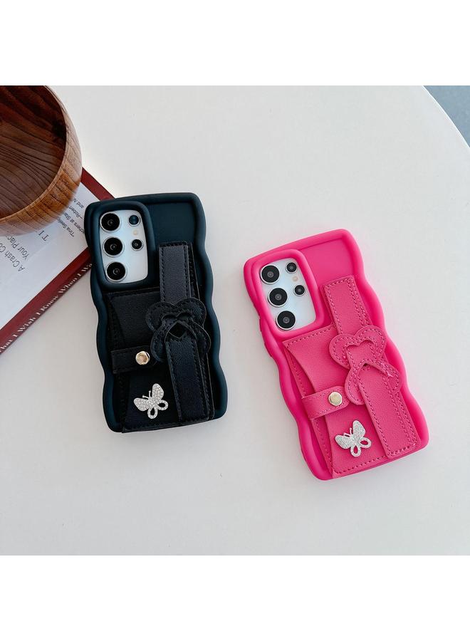 erorex Case For Samsung Galaxy A52 4G / 5G Wristband Leather Love Holder Card Bag Phone Case - Image 2