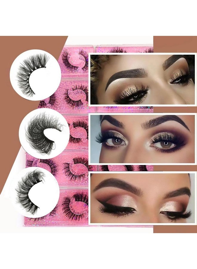 U-Hotmi Fluffy False Eyelashes 12-15mm Natural Look Lashes 10 Styles Faux Mink Lashes Bulk Total 20 pairs - Image 2