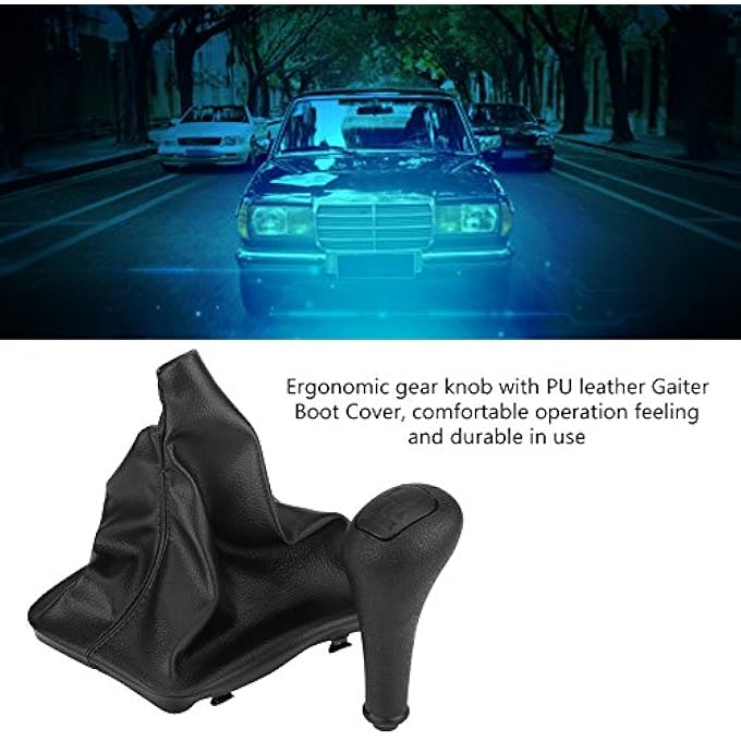 rayihni 4 Speed Gear Stick Shift Knob Gear Shift Knob Gaiter Boot for W123 W140 W20 - Image 4