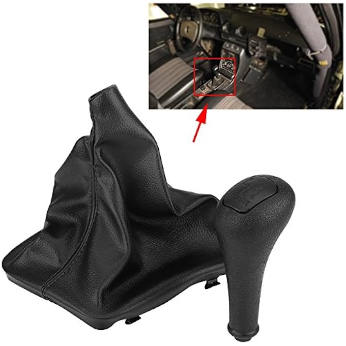 rayihni 4 Speed Gear Stick Shift Knob Gear Shift Knob Gaiter Boot for W123 W140 W20 - Image 5