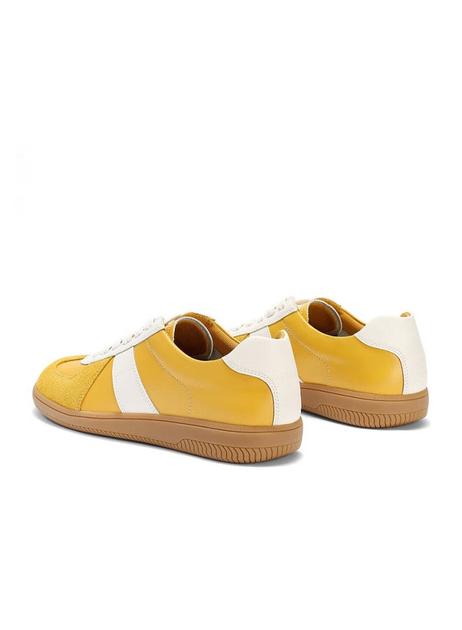 Senda a Women's Summer Training Shoes Patchwork Sports Outdoor Casual Sneakers Yellow Size 39 - Image 2