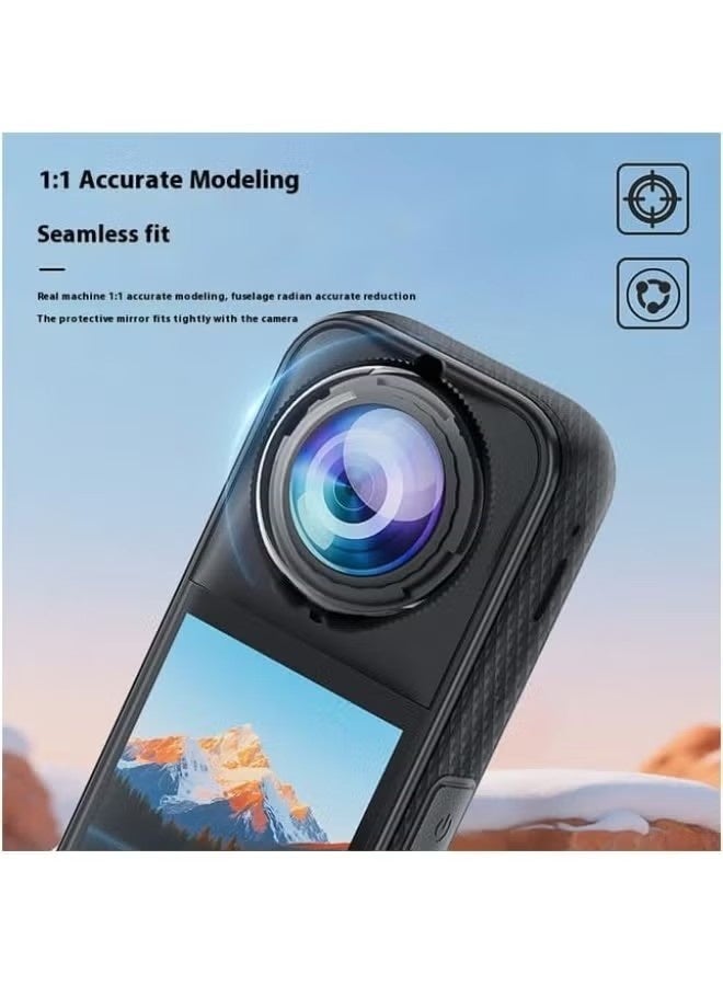Lens Guards for Insta 360 X5, Dual Lens Protector Cover, Waterproof Dustproof, Action Camera Accessories (PC) - Image 3