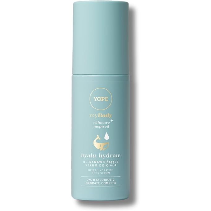 YOPE Body Serum, Ultra Hydrating Hyaluronic Acid, Dry Dehydrated Skin, Blue Coconut, 150 ml
