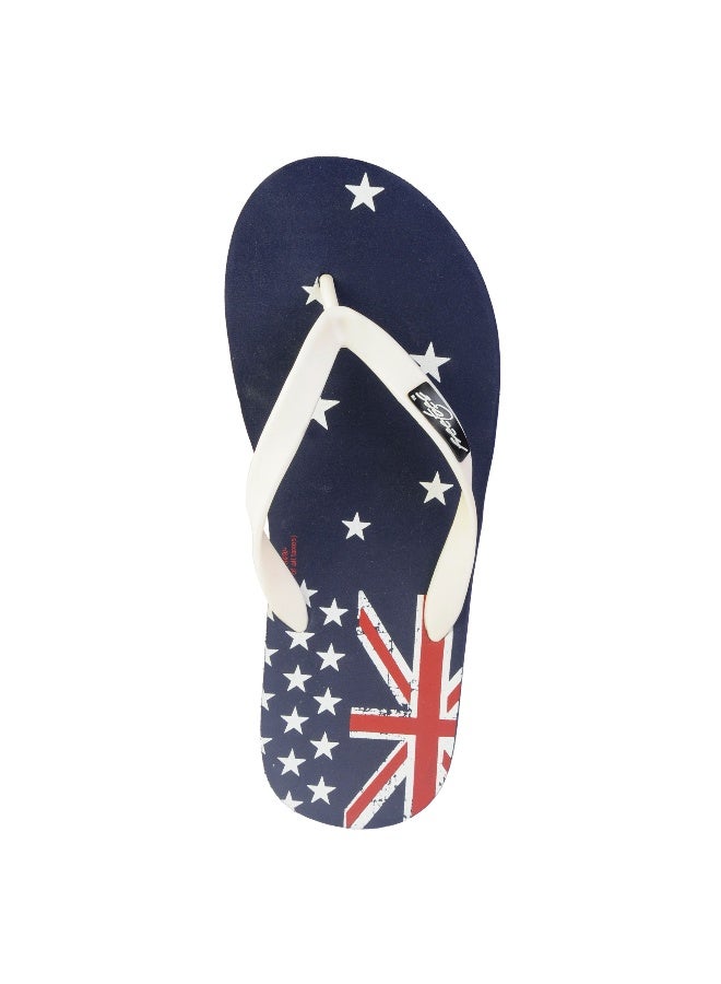 Freetoes Navy Australia Flag Flip Flops for Men - Image 2