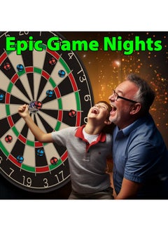 Funwares 36" Giant Dart Board For Adults And Kids, 25% Larger Than The Competition For Ultimate Indoor Fun And Outdoor Fun, Party Game For Families, Games For Kids 8-12, And Dart Game For Adults  - Image 2
