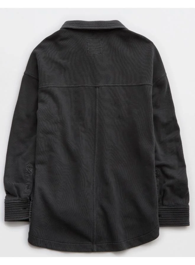 آري من امريكان ايجل Aerie Popover Polo Sweatshirt