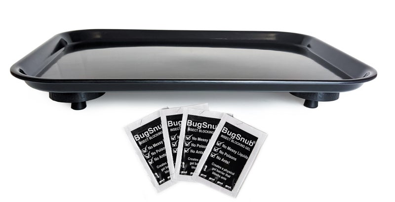 BugSnub Ant Proof Tray - Waterless, Moat Free Cat and Dog Food Tray for Crawling Pest Free Pet Food Feeding Station. Kitchen Sweets and Trash, Ant Free Platform. - Image 1