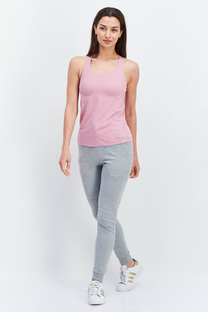SKECHERS Women Sportswear Fit Sleeveless Yoga Top, Mauve  - Image 2