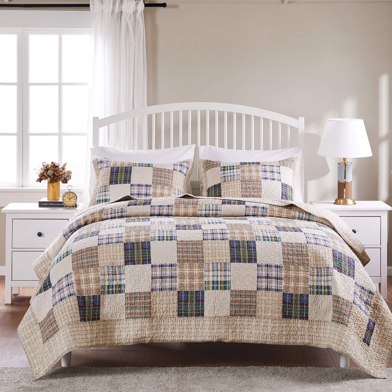 Greenland Home Fashions طقم لحاف أكسفورد من 3 قطع - Image 2