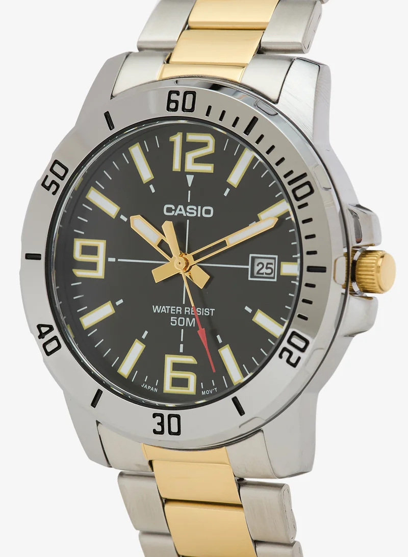 CASIO MTP-VD01SG-1B Analog Quartz Two-tone Stainless Steel