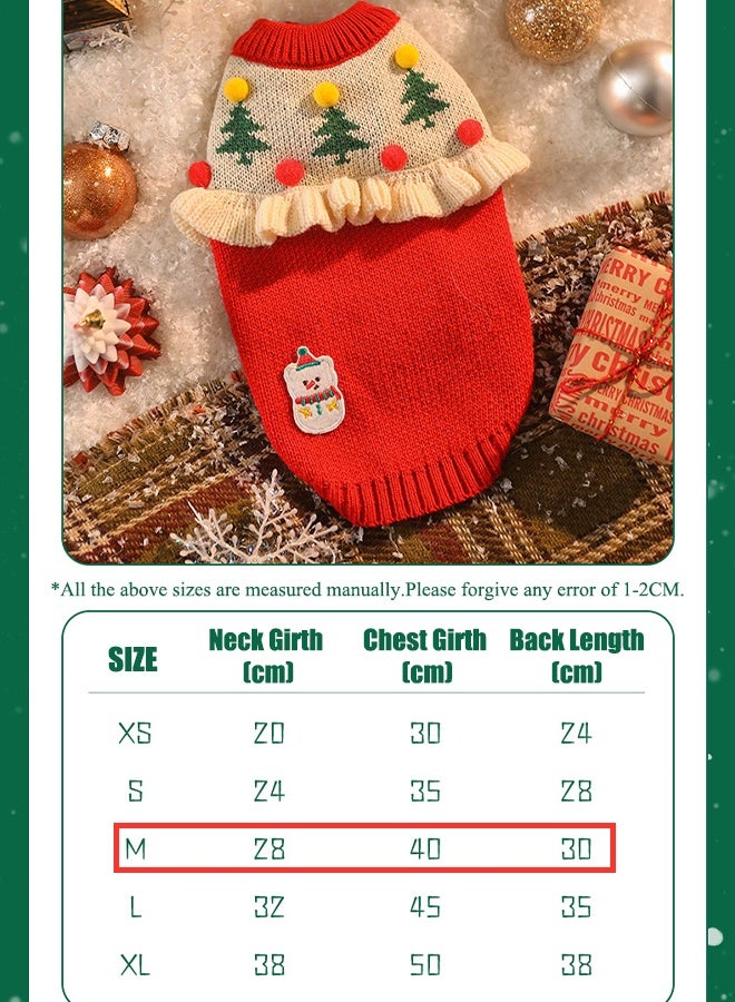 سترة قطط لدفء الشتاء، سترة محبوكة مريحة للحيوانات الأليفة للقطط المتوسطة والكبيرة، ملابس ناعمة لعطلة عيد الميلاد للقطط الداخلية، حماية من تساقط الشعر في الطقس البارد - Image 5