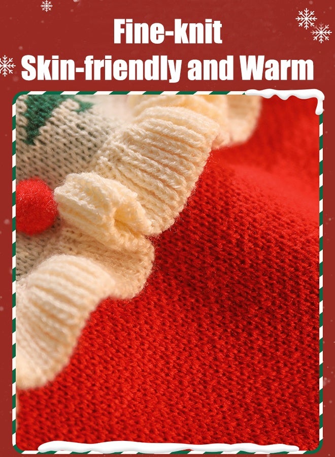 سترة قطط لدفء الشتاء، سترة محبوكة مريحة للحيوانات الأليفة للقطط المتوسطة والكبيرة، ملابس ناعمة لعطلة عيد الميلاد للقطط الداخلية، حماية من تساقط الشعر في الطقس البارد - Image 4