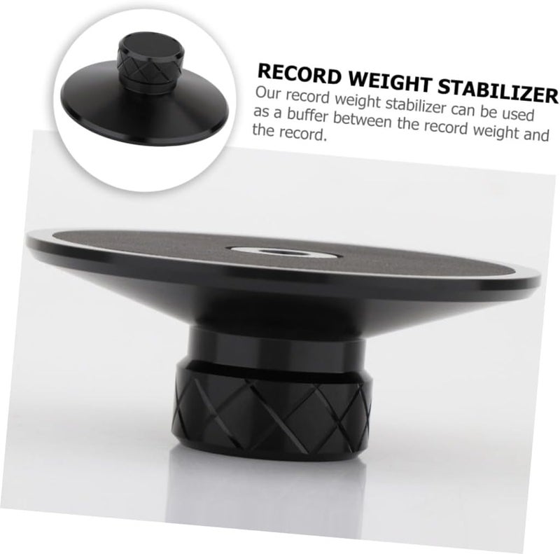 Vinyl Record Weight Stabilizer Turntable Clamp Aluminum Magnesium Alloy Metal Disc Clamp for HiFi Turntables Black Vinyl Accessories - Image 3