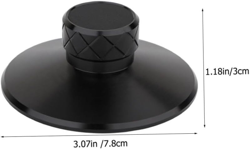 Vinyl Record Weight Stabilizer Turntable Clamp Aluminum Magnesium Alloy Metal Disc Clamp for HiFi Turntables Black Vinyl Accessories - Image 2