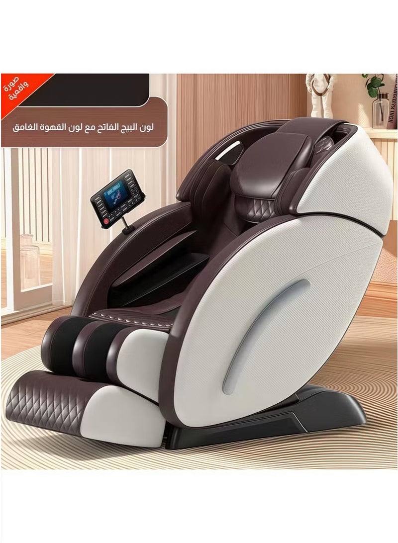 أريكة تدليك كهربائية متعددة الوظائف، كرسي تدليك، كرسي تدليك كامل الجسم + مساحة كبسولة، موسيقى لاسلكية، انعدام الجاذبية من أجل راحة مثالية. - Image 2