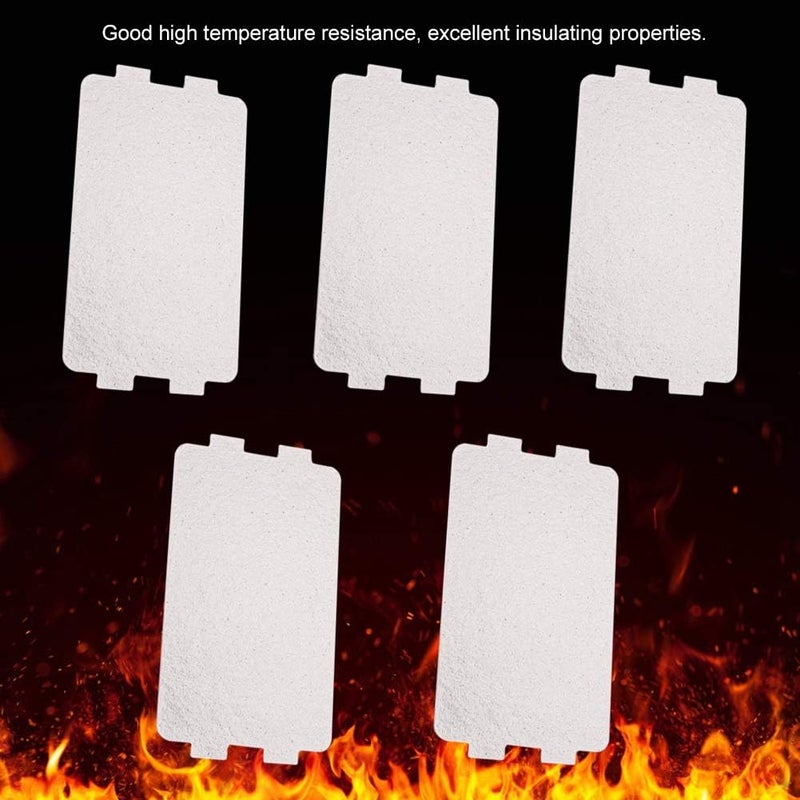 Ejoyous Microwave Oven Mica Plate, 5PCS Waveguide Cover Mica Sheets Replacement, Microwave Oven Repairing Part for Home Kitchen Use, 16 * 64 Mm / 4.6 * 2.5 Inch - Image 2