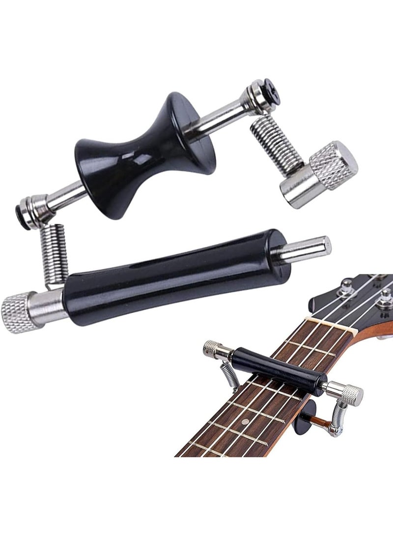 1Pcs Guitar Rolling Capo Sliding Adjustable Rubber and Stainless Steel Capo for Tuning Tone of String Instruments Like Folk Classic Acoustic Electric Guitar Ukulele Mandolin Banjo - Image 1