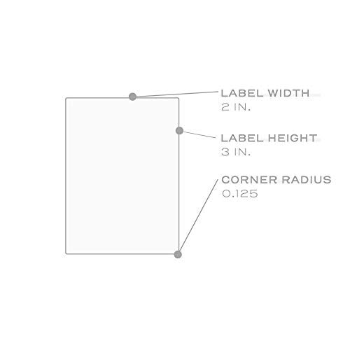 Dashleigh 100 Premium Printable Labels for 8 oz Straight Sided Glass or PET Jars, 3x2 in. - Image 3