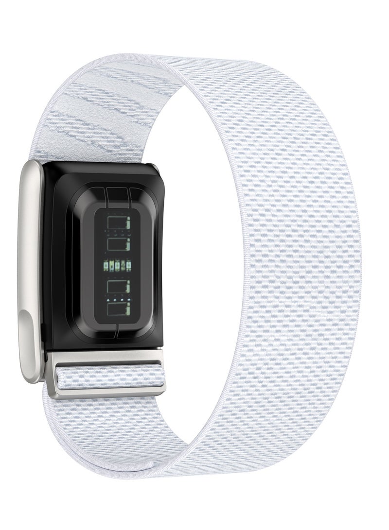 رِينْجِنْج الأساور المطاطية التنفسية لـ Whoop MG - سوار نسجي قابل للتعديل مصنوع من خليط النايلون الماص للرطوبة، مصمم للارتداء اليومي أثناء مراقبة النوم وتمارين الجيم وتتبع النشاط. يجمع بين الراحة التنفسية وقابلية التعديل لاستبدال السوار بسهولة. يتم التركيب دون الحاجة لأدوات. - Image 2