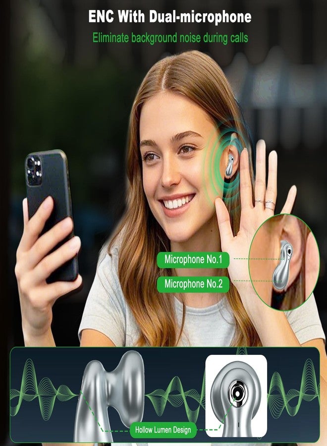 Hearisay AI Translation Earbuds Real Time 144 Languages Translator 99% Accuracy with 4-Mic Earbuds 2-Way TWS Interpreter Earbuds Travel Business Study Compatible with iOS & Android No Subscription Required - Image 4