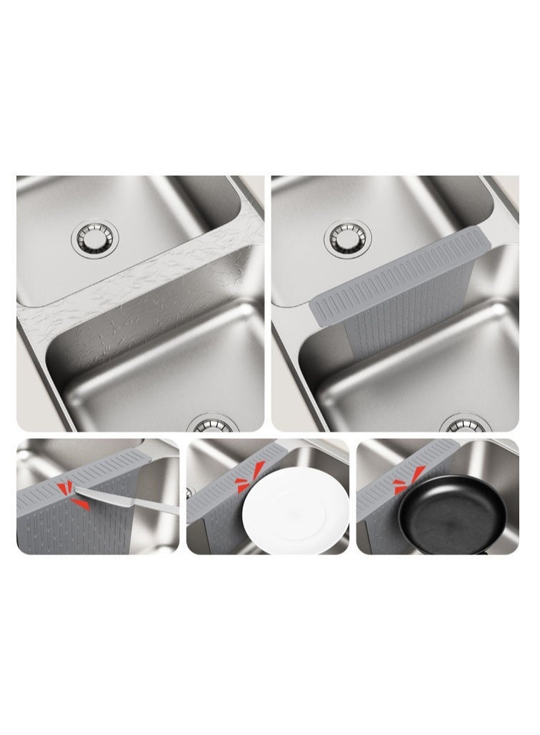 حصيرة فاصلة من السيليكون لحوض المطبخ، مقاومة للحرارة - Image 2