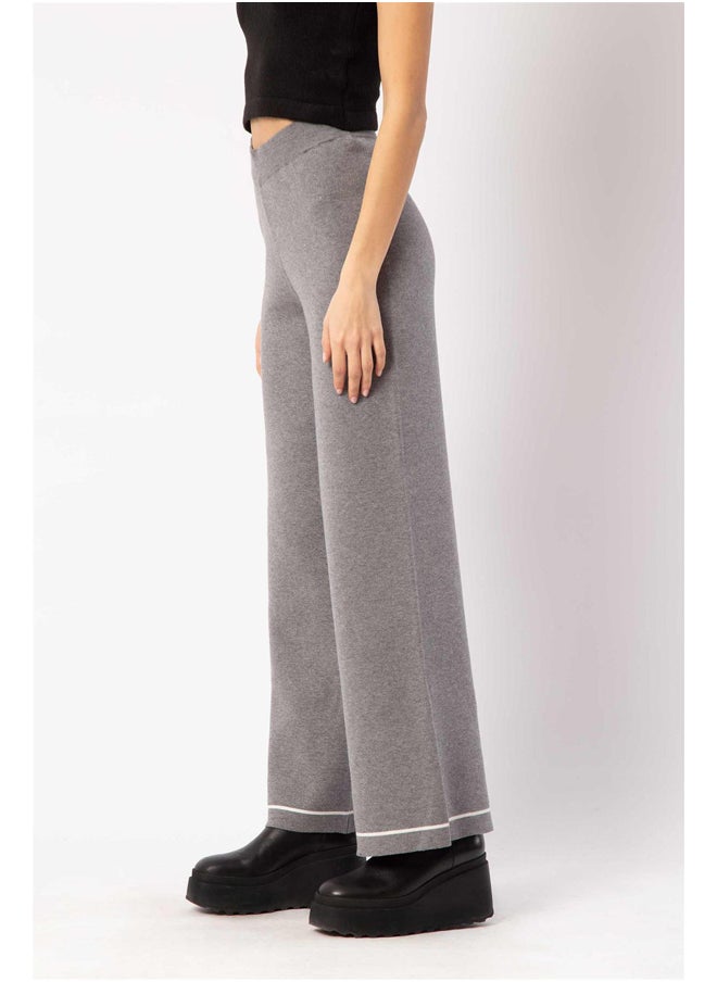 ASTK - Women Long Pants Contrast Piping - Image 1