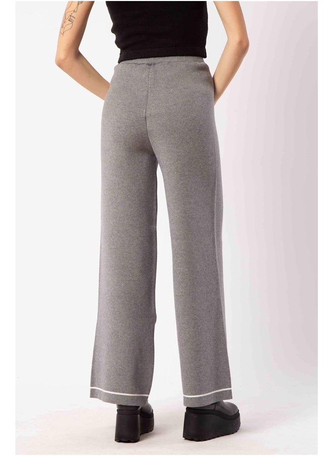 ASTK - Women Long Pants Contrast Piping - Image 1