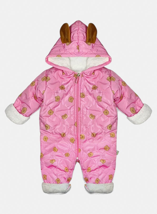 BabyShoora Baby Unisex Waterproof Fur Lined Winter Bodysuit - Image 3