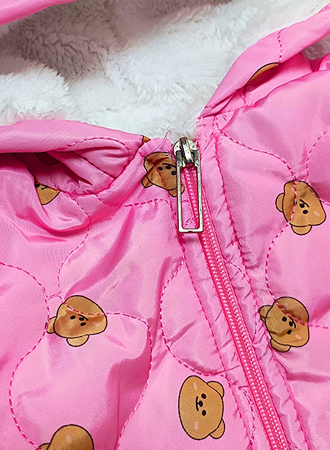 BabyShoora Baby Unisex Waterproof Fur Lined Winter Bodysuit - Image 2