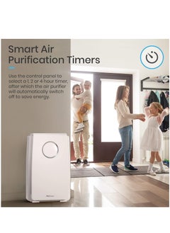 Pro Breeze Air Purifier for Home 5-in-1 with True HEPA Filter Active Carbon Negative Ion Generator - Dust Pollen Pet Hair Hay Fever Cooking  - Image 5