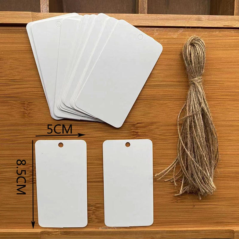 Kraft Paper Blank Card Graffiti Card Kindergarten Partition Card Holiday Packaging Gift Card Greeting Card Decoration Tag - Image 1