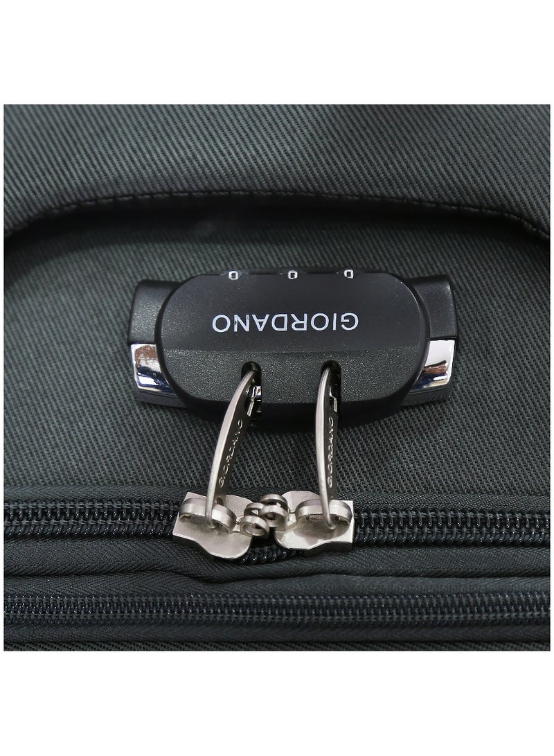 GIORDANO مجموعة حقائب سفر جيوردانو ذات الجوانب الناعمة، مكونة من 3 قطع، باللون الرمادي - Image 5