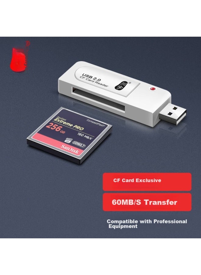 Chuanyu Usb 3.0 Standard Cf Card Reader, Compatible With Dslr Cameras/industrial-grade Cnc Machines, Specialized For Cf Storage Cards - Image 1