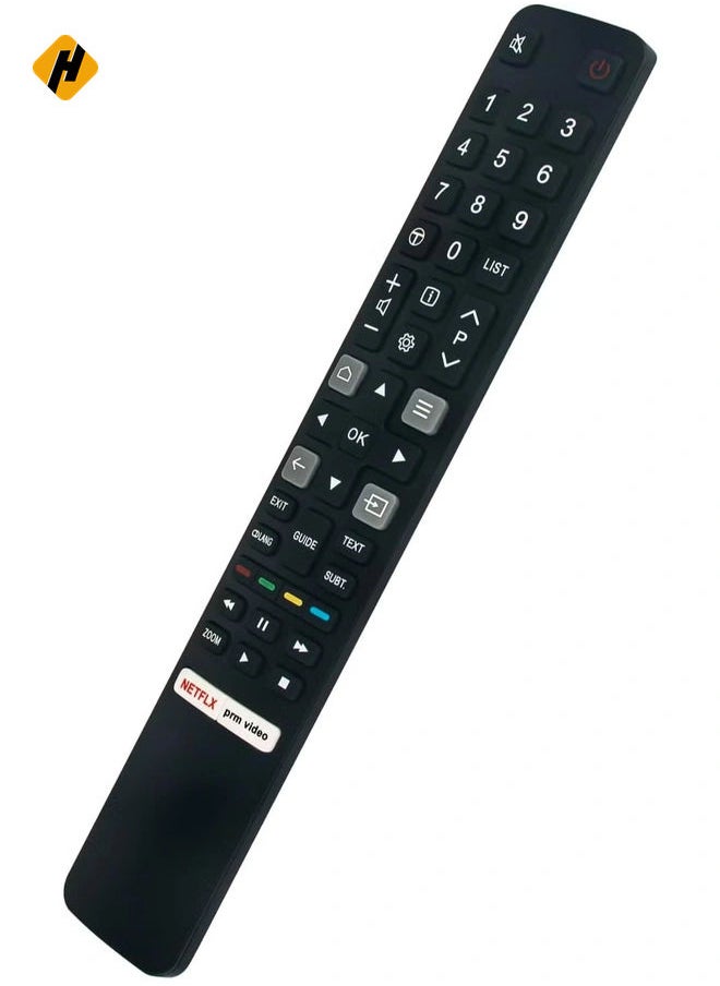 HuHa - Replacement Remote Control RC802NU YUI1 Fit for TCL 4K TV 32ES570F 32S5200 32S5400A 32S5400AF 32S5400AFK 32S5400AK 32S6200 40S5200 40S5400A 40S5400A S62000 43C635 43P635 43P638 43P735 50C635 with battery - Image 1