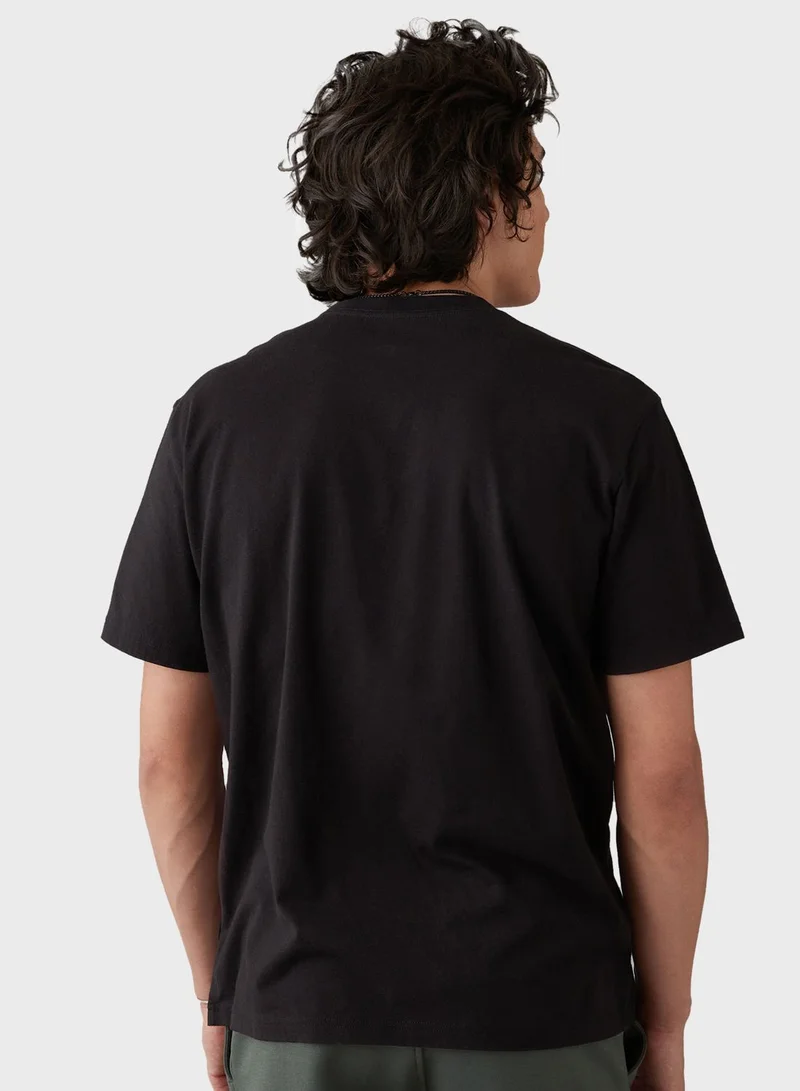 American Eagle Logo Graphic Crew Neck T-Shirt